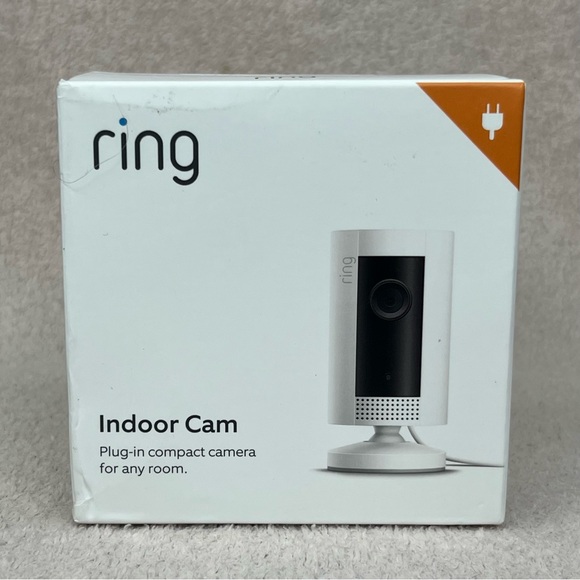 Ring Other - Ring Indoor Cam Security Plug In Camera White Nanny Cam Classic 1080p Night Viz